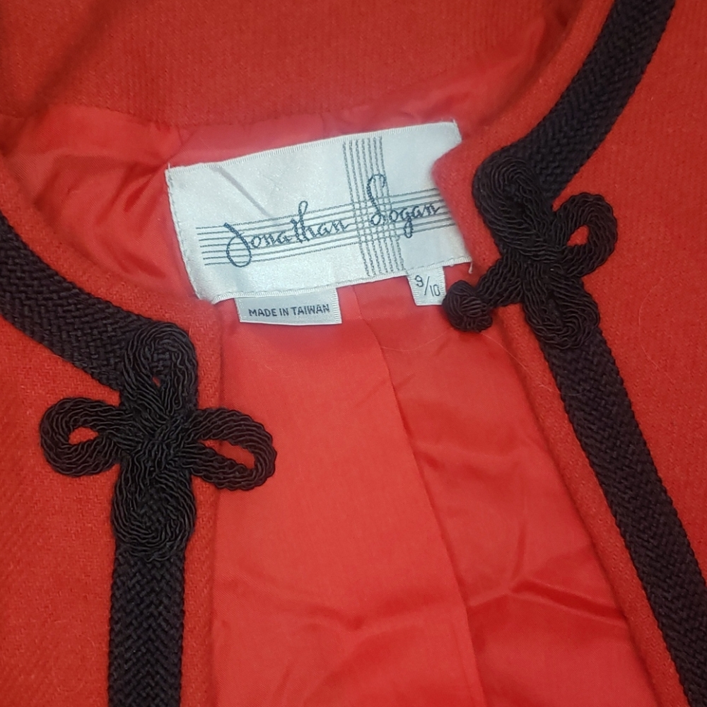 Jonathan Logan 2 Pc Wool Red Suit - image 3